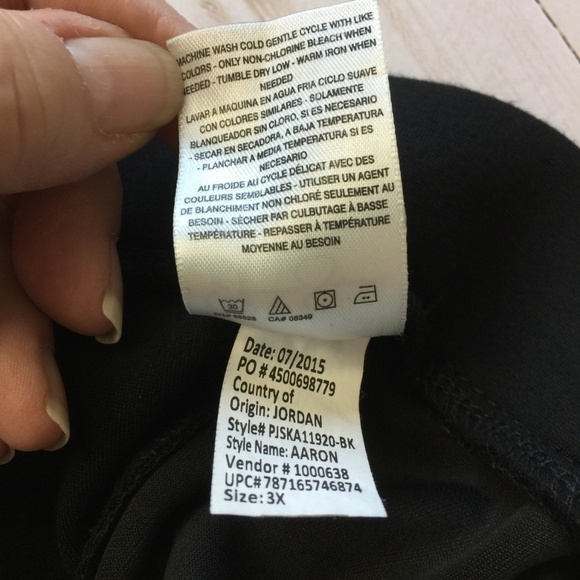 JESSICA SIMPSON Black Leggings 'Aaron' 3X EUC - Picture 7 of 8